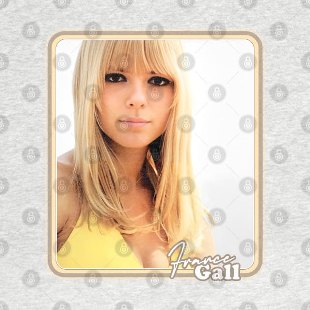 France Gall ------ Retro Style Design by DankFutura